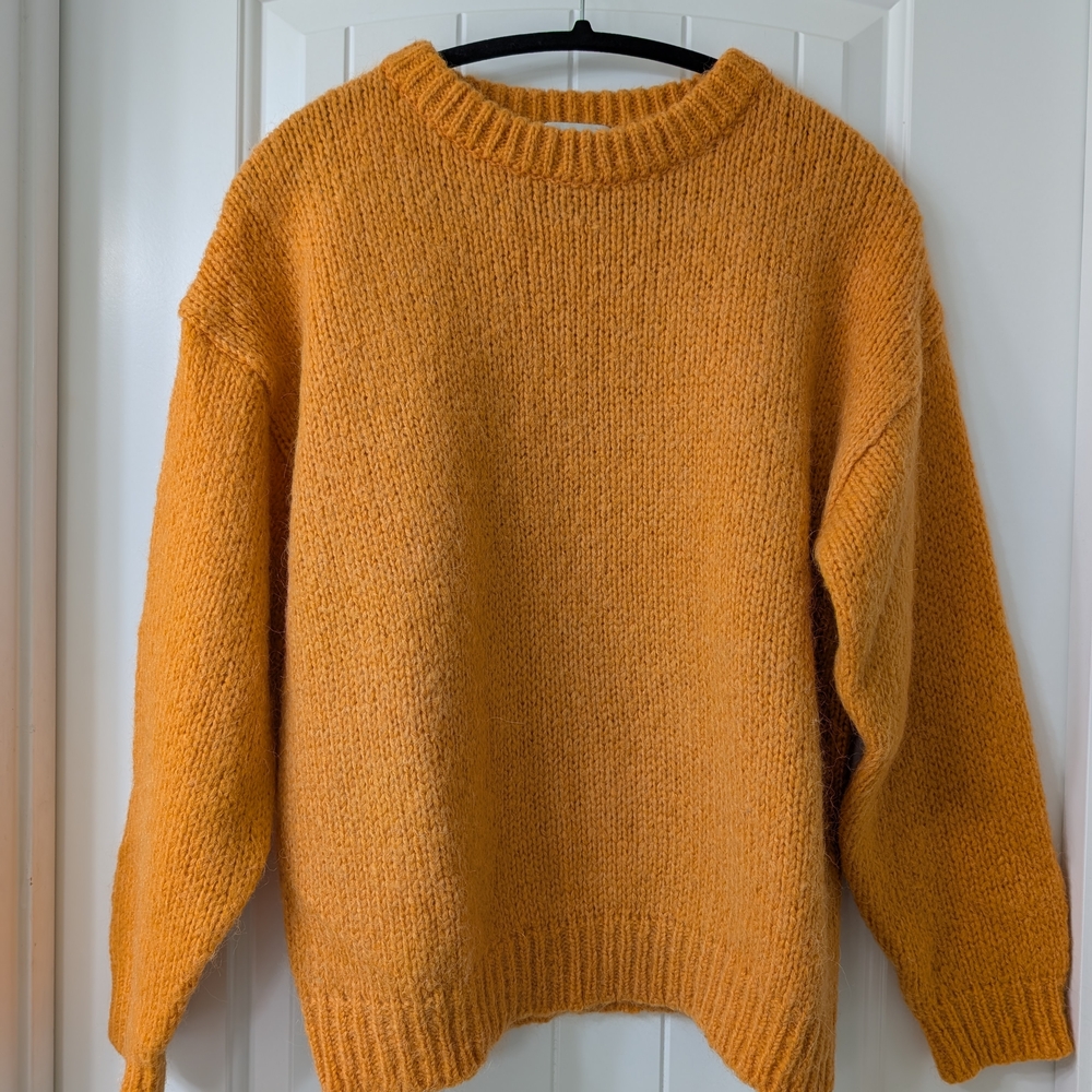 Cozy Orange Sweater for Women